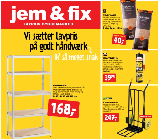 Jem & Fix Tilbudsavis Uge 41 – Spar stort på byggeri, bolig og have